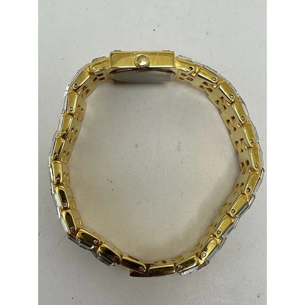 Xanadu Pave Crystal New‎ Battery Ladies MOP Watch 19MM 7.25
